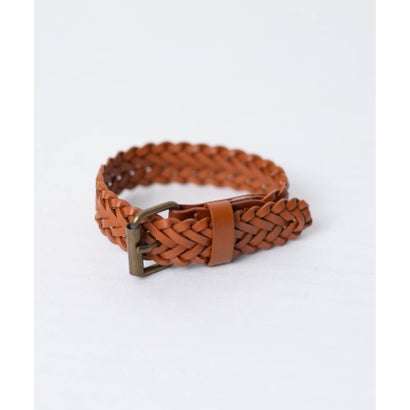 エーアールエムジー ar/mg レザーメッシュブレスレット (キャメル)