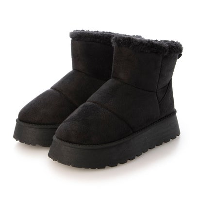 エルエフワイティー LFYT ファンキーレトロエコファー厚底ウィメンズライニングムートンブーツ （BLACK）