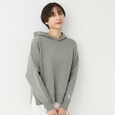 デッサン Dessin 【洗える・4サイズ展開】ショート丈フーデットパーカ(XS〜L) (グレー(012))(4)