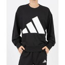 アディダス adidas メンズ スウェットトレーナー エッセンシャルズ ビッグロゴ フレンチテリースウェット JE8949 (ブラック/ホワイト)