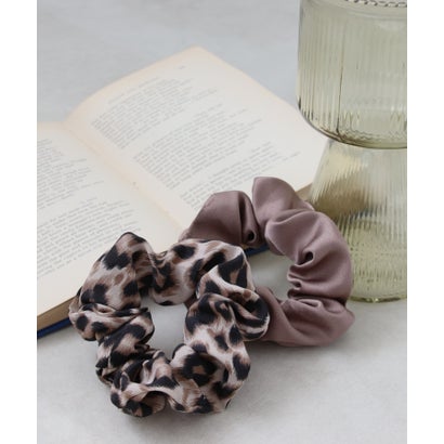 スリーフォータイム Three Four Time ヒョウセットシュシュ (ベージュ)