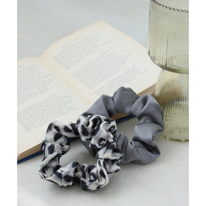 スリーフォータイム Three Four Time ヒョウセットシュシュ (グレー)