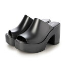 メリッサ melissa MELISSA MULE HYPE METALLIC AD (DARK SILVER)