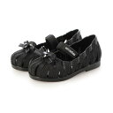 メリッサ melissa MINI MELISSA M LOVER BALLERINA BB (GLITTER BLACK)