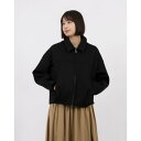 トーナル TONAL 衿付ZIPコクーンブルゾン (ブラック)(4)