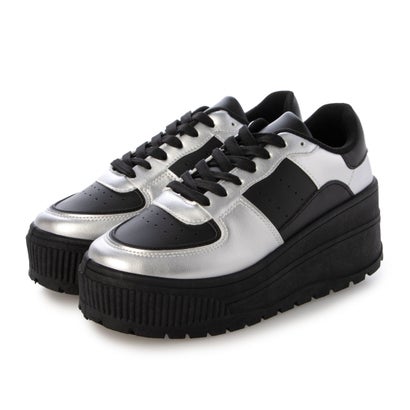 ラブハンター LoveHunter 厚底ローカットスニーカー/ 1650 （シルバーブラック）