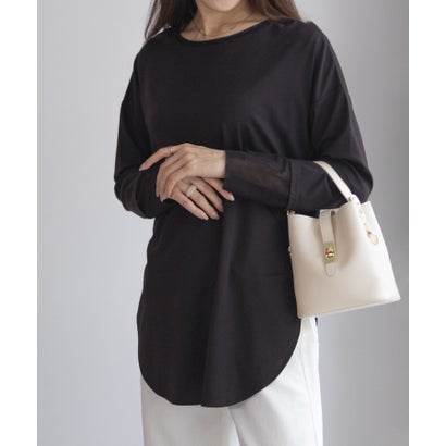 ハッシュアッシュ HusHusH 袖チュール