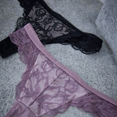 ロジア バイ ハーリップトゥ ROSIER by Her lip to Rose Veil Thong 【返品不可商品】 （rose mauve） 3
