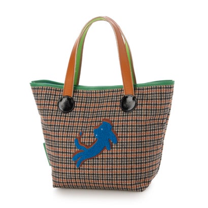 ツモリチサト キャリー tsumori chisato CARRY ウールチェック ハンドバッグ (オレンジ) ツモリチサト キャリー tsumori chisato CARRY ウールチェック ハンドバッグ (オレンジ)