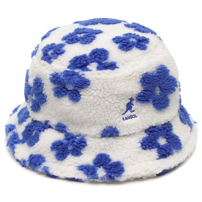カンゴール KANGOL 帽子 バケットハット ホワイト メンズ レディース ユニセックス KANGOL FLORAL FLEECE BUCKET K5422 WHTBL (WHITE BLUE)
