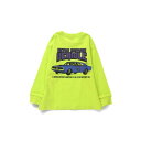 ブランシェス branshes 【DRC/お肌に嬉しい綿100%】アソートグラフィック長袖Tシャツ(WEB限定カラーあり) (ライム)