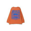 ブランシェス branshes 【DRC/お肌に嬉しい綿100%】アソートグラフィック長袖Tシャツ(WEB限定カラーあり) (35_ハンバーガー_オレンジ)