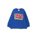 ブランシェス branshes 【DRC/お肌に嬉しい綿100%】アソートグラフィック長袖Tシャツ(WEB限定カラーあり) (ブルー)