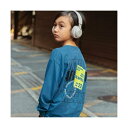 ブランシェス branshes 【DRC/お肌に嬉しい綿100%】アソートグラフィック長袖Tシャツ(WEB限定カラーあり) (コバルトブルー)