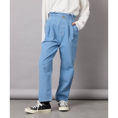 アー・ヴェ・ヴェ a.v.v サスツキテーパードデニム （ライトブルー）