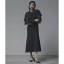 リプリート REPLETE ruffle sleeves DRESS◆ラッフルスリーブドレス (ブラック)