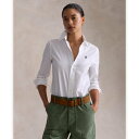 ポロ ラルフ ローレン POLO RALPH LAUREN スリム フィット ストレッチ ポプリン シャツ (100ホワイト)(4)