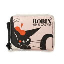 ペルケ perche 黒ねこ意匠 ROBIN コラボ / ジャバラカードウォレット (PI)