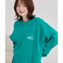 MEI(メイ)別注 裏毛ロゴクルーネックスウェット