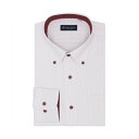 トーキョーシャツ TOKYO SHIRTS 【透け防止】 ボタンダウン 長袖 形態安定 ワイシャツ (ピンク)