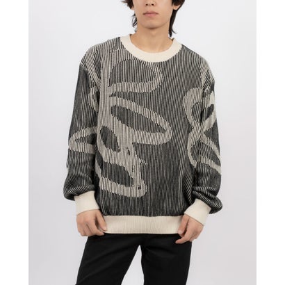 デシグアル Desigual 花柄のセーター (グレー/ブラック)