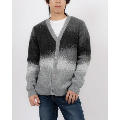 デシグアル Desigual グラデーションニットカーディガン (グレー/ブラック)