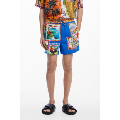 デシグアル Desigual ORIOL ボードショート 【返品不可商品】 (ブルー)