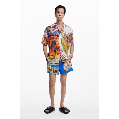 デシグアル Desigual ORIOL ボードショート 【返品不可商品】 (ブルー)