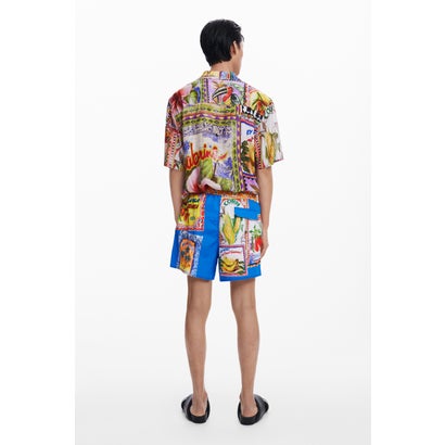 デシグアル Desigual ORIOL ボードショート 【返品不可商品】 (ブルー)
