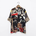 デシグアル Desigual YAKARTALACROIX シャツショートスリーブ (グレー/ブラック)