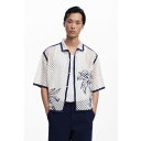デシグアル Desigual MIR シャツショートスリーブ (ホワイト)