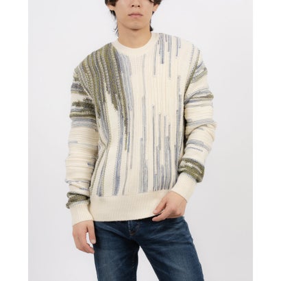 デシグアル Desigual アーティなプリントのセーター (ホワイト)