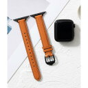 エモニーク emonique 本革レザー 細身バンド Apple Watch Band スマートウォッチバンド【38/40/41/42/44/45/49mm対応...