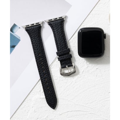 エモニーク emonique 本革レザー Apple Watch Band スマートウォッチバンド【38/40/41/42/44/45/49mm対応】 (ブラック) エモニーク emonique 本革レザー Apple Watch Band スマートウォッチバンド【38/40/41/42/44/45/49mm対応】 (ブラック)