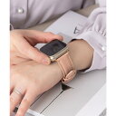 エモニーク emonique 本革レザー Apple Watch Band スマートウォッチバンド【38/40/41/42/44/45/49mm対応】 (ピンク...