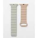 エモニーク emonique シリコン製 Apple Watch Band スマートウォッチバンド【38/40/41/42/44/45/49mm対応】 (ベージ...