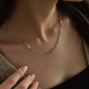 ノエルマーケット Noelmarket ネックレス 金属アレルギー対応 つけっぱなし スキンネックレス ステンレス 大人 可愛い おしゃれ ゴールド シルバー シンプル (シルバー)