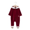 プティマイン petit main Xmas なりきりカバーオール【返品不可商品】 (アカ)