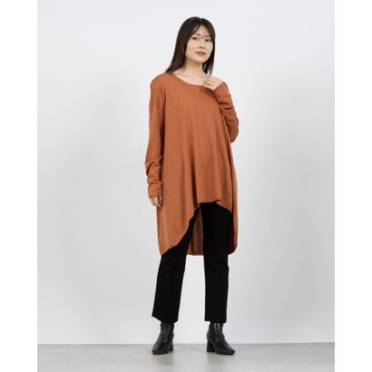 ファイン FINE Vネックドレープチュニック (テラコッタ) ファイン FINE Vネックドレープチュニック (テラコッタ)