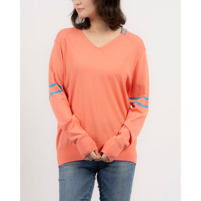 センソユニコ Sensounico J.branche ライン入リセーター （オレンジ）