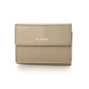 ミラグロ MILAGRO シュリンクレザー・3つ折り財布 (トープ)(4)