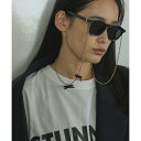 マージュール marjour SQUARE SUNGLASSES (BLACK)