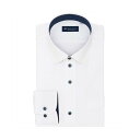 トーキョーシャツ TOKYO SHIRTS 【透け防止】 ワイド 長袖 形態安定 ワイシャツ (ホワイト)