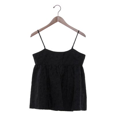 アルシーヴ archives ジャガードフレアキャミソール （BLK）