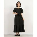 チーク Cheek 背中開キバックリボンワンピース (BLK)