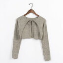 エピミエピミー epimi e'pimmy カッティングリブカーディガン (GRN)