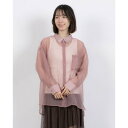 ドゥ アルシーヴ DOUX ARCHIVES シアーシャツ×タンクトップ2PACSセット (PNK)