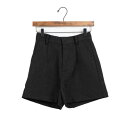 アルシーヴ archives ツイードショートパンツ (BLK)
