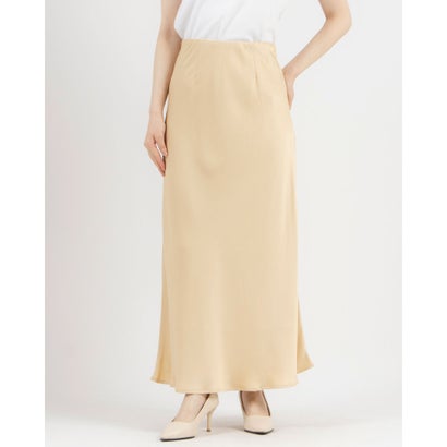 チーク Cheek ハーフバイアスサテンスカート （CRM）