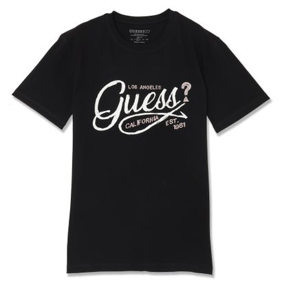 ゲス GUESS SS Cn Guess Logo Tee (JBLK)